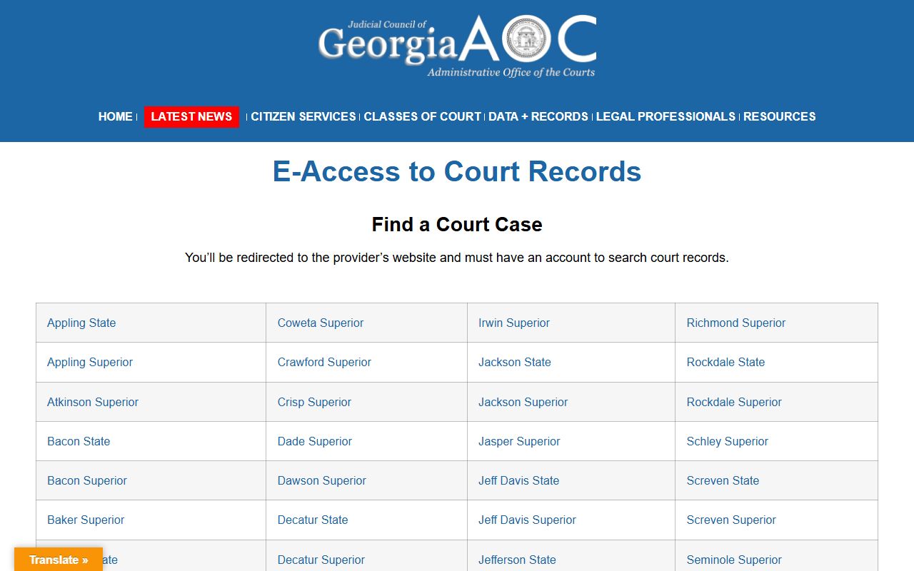 Richmond County court records after arrest eAccess directory